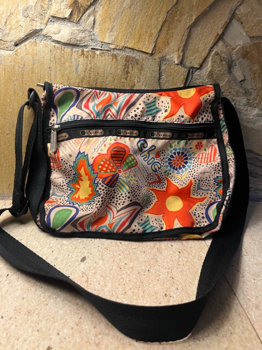 LeSportsac Floral 'Chic' Crossbody Bag in Multicolor